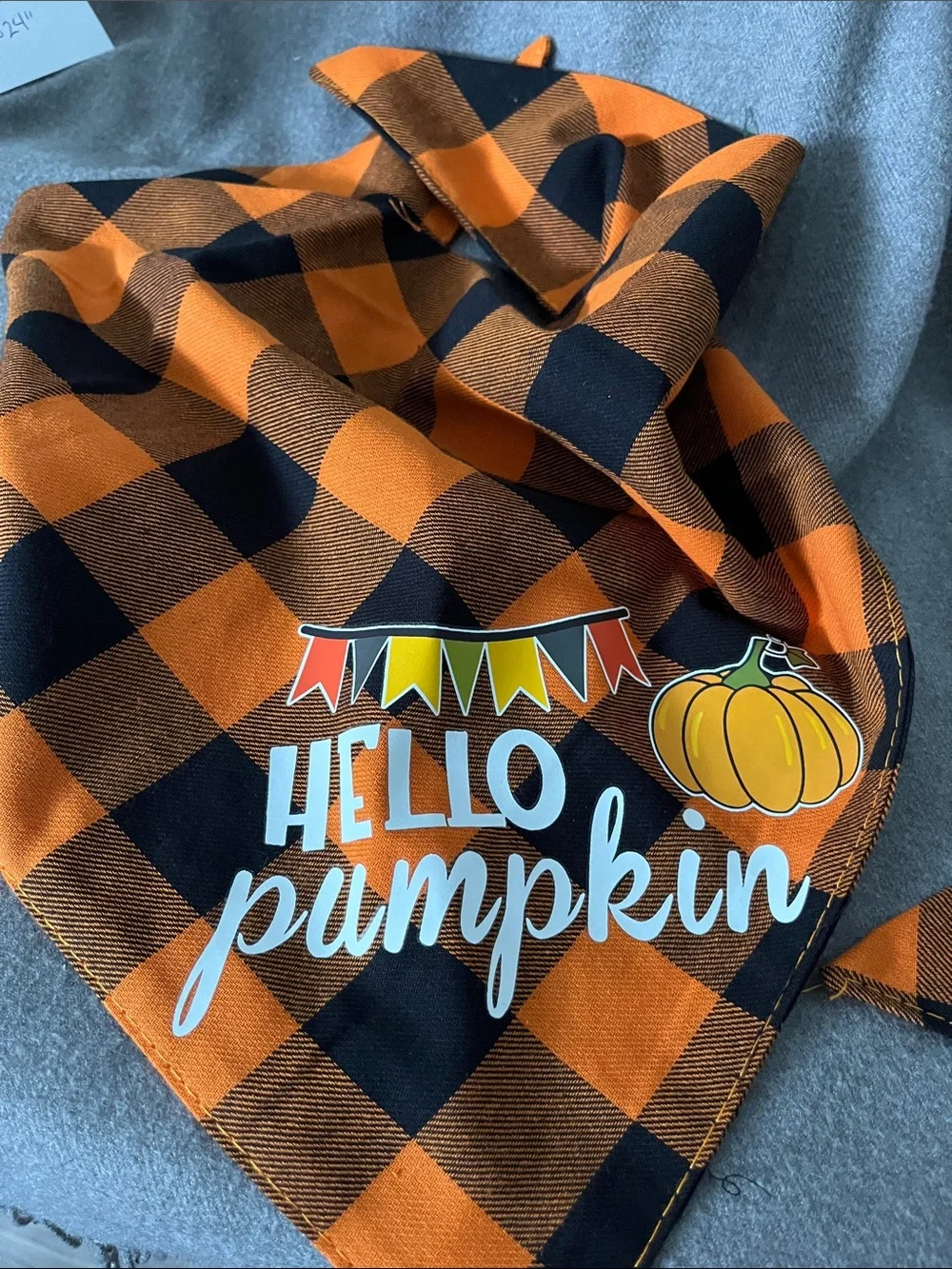 Dog Fall Print Bandana-Set of 2-NIP